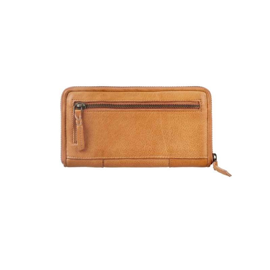 ZIP WALLET LIGHT TAN